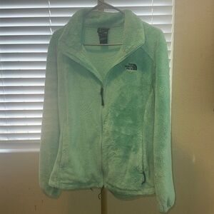 The North Face Women's Light Green Teddy Jacket